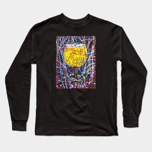 Jackson Pollock Belgian Beer Glass Long Sleeve T-Shirt